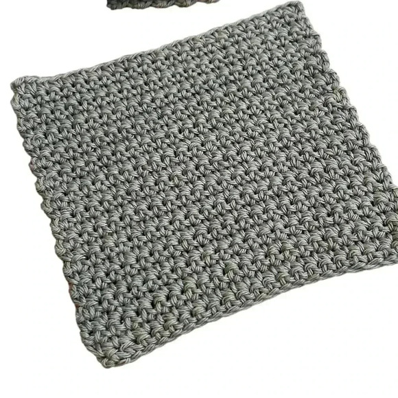 100% Cotton Handmade Washcloths - Set of 3 - Picture 2 of 3